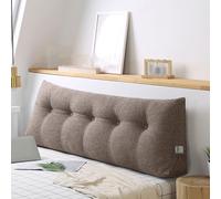 XZLZMYP Wedge Headboard Pillows Bolster for Bed Rest Reading Pillows for Sitting in Bed Triangular Reading Pillow Backrest Positioning Support Cushion with Removable Cover,G,150x50x20cm