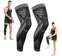 Xzmzbxzb Flytex Full Leg Compression Sleeve, Flytex Knee Compression Sleeves, Flytex V2 Compression Sleeves for Knees and Legs, Compression Sleeves (M)
