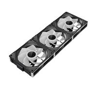 Xzmzbxzb JM 1 Three In Fans Material Splicing Water Cooling Exhaust Cooling Chassis Fan Air Cooled Fan Triple Ack Fan For Computer Cooling JM Triple Bundle Building Block Fan Block