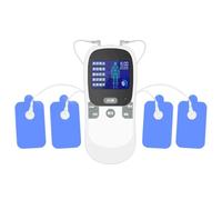 Xzmzbxzb Labour Pain Simulator for Men - Dual-Output Digital Massager, Cervical Spine & Meridian Pulse Massager, Acupuncture & Moxibustion Device (Size: One Drag Two, 4 Stickers)
