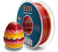 XZN Rainbow PLA Filament 1.75mm, 3D Printer Multicolor Filament, Dimensional Accuracy +/- 0.03 mm, Color Changing Filament 1kg (2.2lbs) 1 Spool