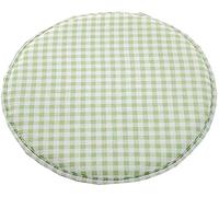 XZOTA Set of 2 Round Stool Cushion, Soft Round Seat Pads Non Slip Stools Pads with Ties Bar Kitchen High Stools Chairs Cushions 13.38inch/34cm (Color : Green 2)