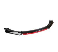 Front Bumper Lip Splitter for Audi RS6 2021-2023,Anti-Collision Front Lip Splitter Diffuser Protector Body Kit Spoiler Car Accessories,A-Red