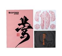 XZQYDS Esports Mouse Skates - Blue, Yellow, Black - Modern Design - Improved Grip for Gaming - Silicone Material - Suitable for VAXEE NP-01S NP-01 Mouse