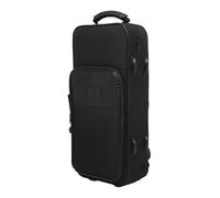 XZQYDS Tenors Saxophone Case with Wheels and Backpack Strap, Padded Shoulder and Handle for Easy Transport, Black