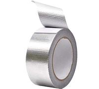 XZRDINGJIE Glass Fibre Aluminium Foil Adhesive Tape, 2inch x 82ft Duct Insulation Tape Heavy Duty Metal Tape Reinforced Aluminum Foil Tape Waterproof Tape