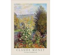 XZSFD NBGEA Claude Monet Poster and Prints Vintage Wall Art Color Picture《Tulip Fields at Sassenheim》Landscape Canvas Painting For Home Decor 40x60cm Unframed