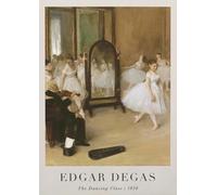 XZSFD NBGEA Edgar Degas People Poster Color Prints Abstract Wall Art Picture《The Dancing Class》Edgar Degas Canvas Painting For Home Decor 40x60cm Unframed