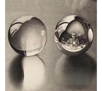 XZSFD NBGEA Famous M.C Escher Vision Poster Thinking Prints Abstract Wall Art Picture《Glass Balls》M.C Escher Canvas Painting For Home Decor 50x50cm Unframed