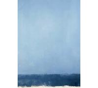 XZSFD NBGEA Famous Mark Rothko Poster Abstract Vintage Prints Color Wall Art Picture《Blue and White》Mark Rothko Canvas Painting For Home Decor 40x60cm Unframed