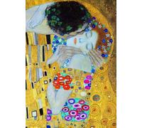 XZSFD NBGEA Gustav Klimt Poster People Prints Vintage Wall Art Color Picture《Golden The Kiss》Gustav Klimt Canvas Painting For Parlor Decor 50x60cm Unframed