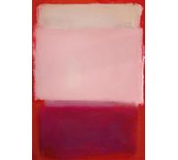 XZSFD NBGEA Mark Rothko Poster Color Prints Vintage Abstract Wall Art Picture《Red Pink Beige Purple》Mark Rothko Canvas Painting For Home Decor 60x80cm Unframed