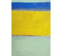 XZSFD NBGEA Mark Rothko Poster Color Prints Vintage Abstract Wall Art Picture《Yellow Blue Beige》Mark Rothko Canvas Painting For Home Decor 60x80cm Unframed