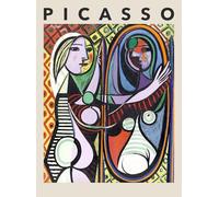 XZSFD NBGEA Pablo Picasso People Poster Color Prints Abstract Wall Art Picture《The Mirror》Pablo Picasso Canvas Painting For Home Decor 40x60cm Unframed