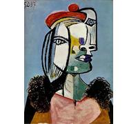 XZSFD NBGEA Pablo Picasso Poster Abstract Prints Simple Wall Art People Picture《Portrait of Woman》Pablo Picasso Canvas Painting For Home Decor 40x60cm Unframed