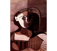 XZSFD NBGEA Pablo Picasso Poster Abstract Prints Simple Wall Art People Picture《Portrait of Woman》Pablo Picasso Canvas Painting For Home Decor 40x60cm Unframed