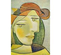 XZSFD NBGEA Pablo Picasso Poster Abstract Prints Simple Wall Art People Picture《Portrait of Woman》Pablo Picasso Canvas Painting For Home Decor 40x60cm Unframed