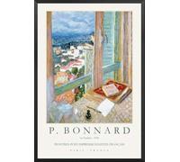 XZSFD NBGEA Pierre Bonnard Poster Color Prints Abstract Wall Art Picture《Window Landscape》Pierre Bonnard Canvas Painting For Home Decor 40x50cm Unframed