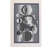 XZSFD NBGEA Victor Vasarely Poster Illusion Black White Prints Abstract Wall Art Stripes Picture Victor Vasarely Canvas Painting For Decor Home 50x70cm Unframed