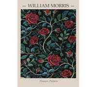 XZSFD NBGEA William Morris Flowers Poster Color Prints Abstract Wall Art Pictrure《Rose Garden》William Morris Canvas Painting For Home Decor 50x60cm Unframed