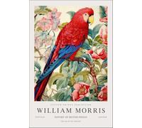 XZSFD NBGEA William Morris Poster Color Prints Abstract Wall Art Picture《Parrot on the Branch》William Morris Canvas Painting For Home Decor 50x70cm Unframed
