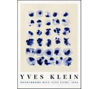 XZSFD NBGEA Yves Klein Color Poster Modern Simple Prints Abstract Wall Art Picture《Monochrome Blue》Yves Klein Canvas Painting For Home Decor 50x80cm Unframed