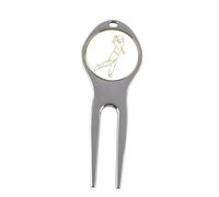 XZSKD 1 Pcs Divot Repair Tool, Pitch Mark Repair Tool, Removable Marker Course Divot Tool, Golf Pitch Mark Repairer, Golf Divot Repair Tool, For Lawns, Greens,and Gyms,Men And Women