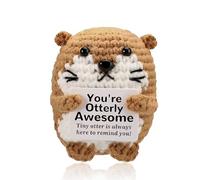 XZSKD 1 Piece of Positive Crochet Animals,positive Gifts, Small and Soft Mole Plush Toys, Is An Ideal Decoration for The Bedroom,It Is Suitable to Be Given to Friends and Family.