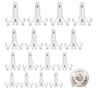 XZSKD 16 Pcs Plate Stand For Display, Plate Stand, Plate Display Stands, Plate Stands, Plate Stands For Display, 3'', 5'',6'' And 7'' Display Stands, Folding Plate Holder, For Display Plate Holder