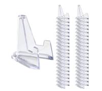 XZSKD 40PCS Card Display Stand,card Stand,trading Card Stand,Clear Acrylic Card Stands,Durable, Suitable for Displaying Coins, Display Boxes, Sports Cards, Medal, Artwork, Collectibles.