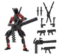 XZSKD T13 Action Figure, Poseable Robot Model with Multi-Jointed Design, Desktop Display Decoration and Photography Prop, Creative Storytelling and Stop-Motion Animation, Dimensions 12 x 20 x 2 cm