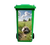 XZTRFB 26 Style Wheelie Bin Stickers, Waterproof Removable Animal Dustbin Stickers, Eco-Friendly Self Adhesive, Wheelie Bin Decals for Outdoor Use