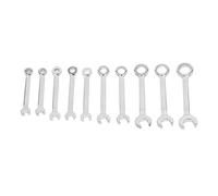XZXCVN 72 Tooth Ratchet Wrench Set, 10PCS Double Head Combination Spanners 4-11mm, 15 Degree Open - Durable Vanadium Steel, Narrow Space Access, Versatile Hand Tool Kit