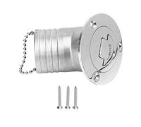 XZXCVN Boat Deck Filler - Keyless Cap with Marking Letters, 316 Stainless Steel Resistant for Marine and Trailer Tank Use (type 4)