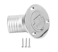 XZXCVN Boat Deck Filler - Keyless Cap with Marking Letters, 316 Stainless Steel Resistant for Marine and Trailer Tank Use (type 2)