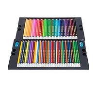 XZXCVN Colored Pencils Set - Pre - Sharpened Soft Core Pencils with Dual Sharpeners and Portable Storage Tray for Artists Kids Adults Coloring Drawing (type 1)