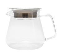 XZXCVN Glass Pour Over Coffee Maker, Heat Resistant Kettle, Transparent Coffee Pot for Home and Office - Easy Cleaning, Anti - Scald Handle, Stable Non - Slip Base (500ml)