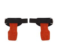 XZXCVN Gymnastics Palm Protector, Imitation Cowhide Non Slip Wrist Support Brace, 2pcs Black - Full Palm Protection, Adjustable Elasticity, Ideal for Weight Lifting and Pull Up Training (Brown)