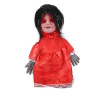 XZXCVN Halloween Creepy Doll Haunted Scary Walking Doll Voice Control Halloween Props