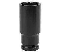 XZXCVN Hex Socket AntiFall Nut Extractor, 78mm Length Carbon Steel Drill Accessory - High Hardness, Ideal for Electric Wrench and Pneumatic Drill (27mm)