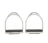 XZXCVN Horse Riding Stirrups Stainless Steel, Anti Skid, Super Lightweight Pedals - Durable Construction, Ergonomic Design, Great for English Saddle and Trail Riding