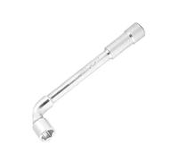 XZXCVN L Type Elbow Wrench, Vanadium Steel, 10mm Double Head Repair Tool - Durable Construction, Dual Channel Lever, Ideal for Mechanical and Vehicle Maintenance (12mm)
