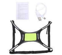 XZXCVN LED Running Vest, Colourful LED Reflective Vest, One Size Fits Men Women - Voice & Quiver Control, Type - C Recharge, Night Riding and Running Safety (Yellow)