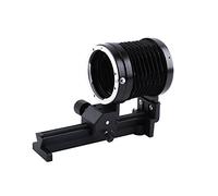 XZXCVN Macro Bellows Lens Extension Tube for EOS EF Mount, Durable Plastic and Aluminium Alloy - Tripod Adjustable Focus, Close - up Photography