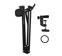 XZXCVN Overhead Phone Mount with Magnetic Absorption, Multidirectional Flexible Arm, Tabletop Phone Stand - Stable Triangle Support, 360 Degree Rotation, Adjustable Angle for Phones