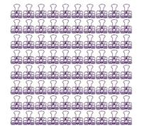 XZXCVN Small Clips - Strong Clamping Force Durable Metal Paper Clips for Organizing Documents Certificates Tickets and More, Convenient Hollow Clip Design (type 2)