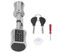 XZXCVN Smart Cylinder Lock Fingerprint Password Door Lock for 40 to 100mm Door Thickness - Multiple Unlock Methods, Quick Installation, Home and Office Security