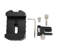 XZXCVN SSD Mounting Bracket, Aluminum Alloy Holder Clip with 1 / 4in Thread Slot, Universal Solid State Drive Mount - Secure Cable Clamping, Cold Shoe Design, Versatile for Video and PC