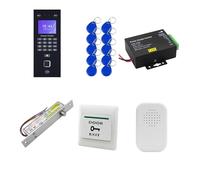 XZXXZSZ Biometric Fingerprint Recognition Device Face Time Attendance System Kits RJ45 LAN Network Electronic Machine For Office(Kit-7)