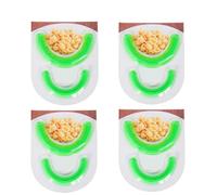 Xzyden 8Pcs Food Separator Strip,Versatile Silicone Food Dividers, To Keep Runny Food From Spread for Home Kitchen, Reusable Dish Organizers (16x12x3cm) (Green)